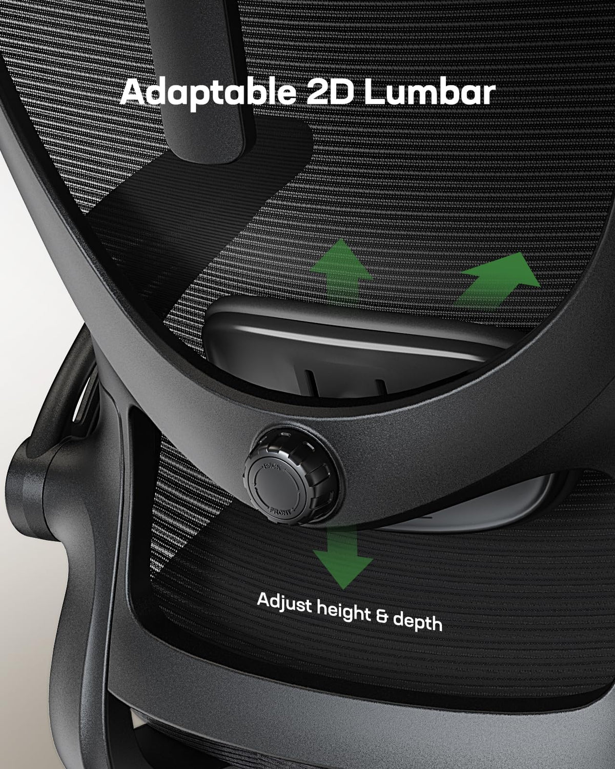 Marsail Ergonomic Office Chair with Adjustable 3D Armrests