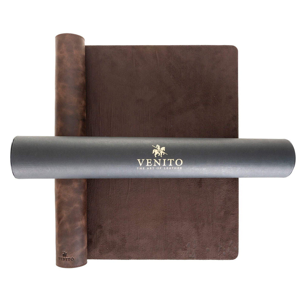 Venito Premium Leather Desk Mat, 36 x 19 Inches