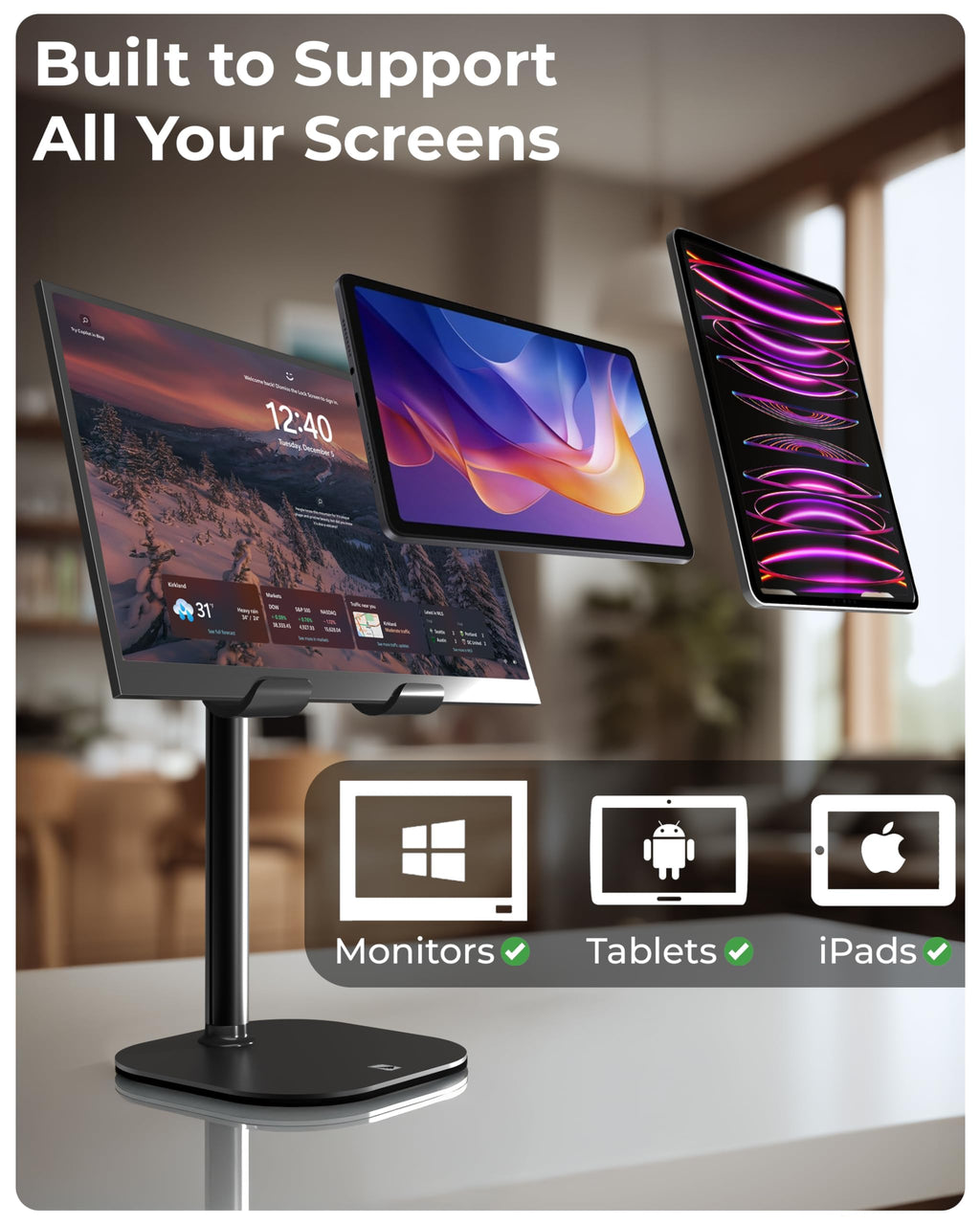 COOPER TabHolder Adjustable Tablet Stand with 270° Tilt