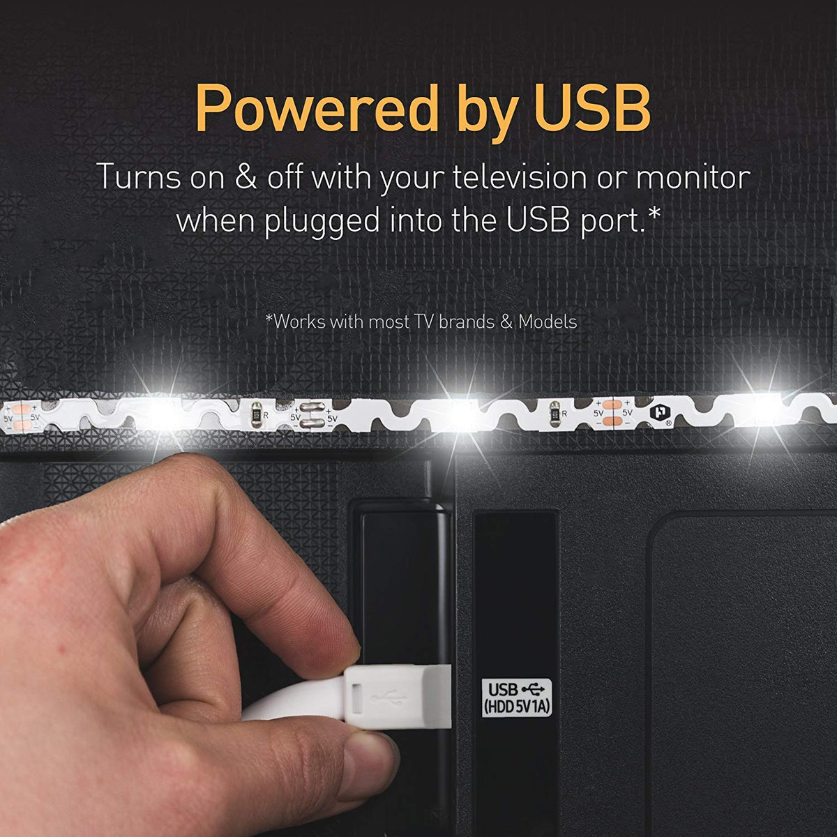 Power Practical Luminoodle LED Bias Lighting for HDTV