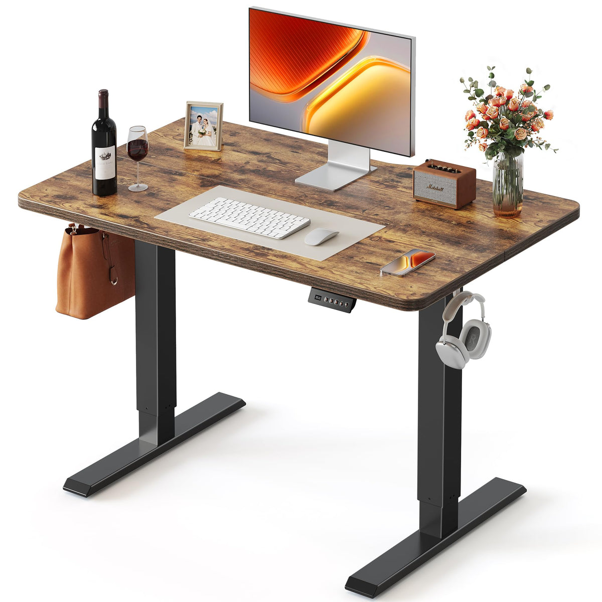 FEZIBO Electric Height-Adjustable Standing Office Desk