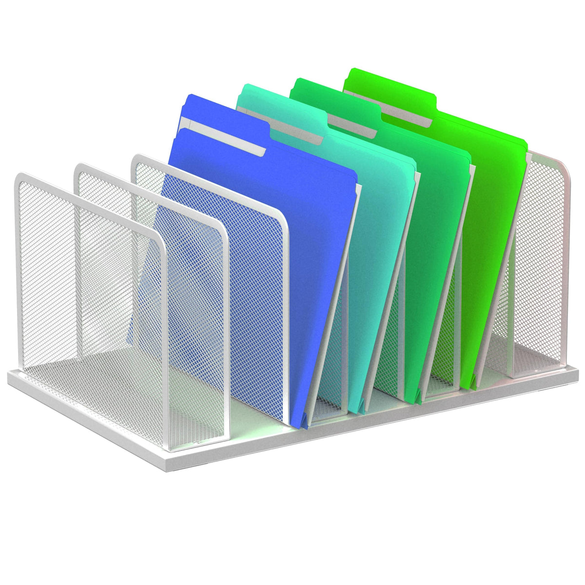 Kuntine.B Upright Mesh Desktop File Organizer for Office