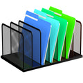 Kuntine.B Upright Mesh Desktop File Organizer for Office
