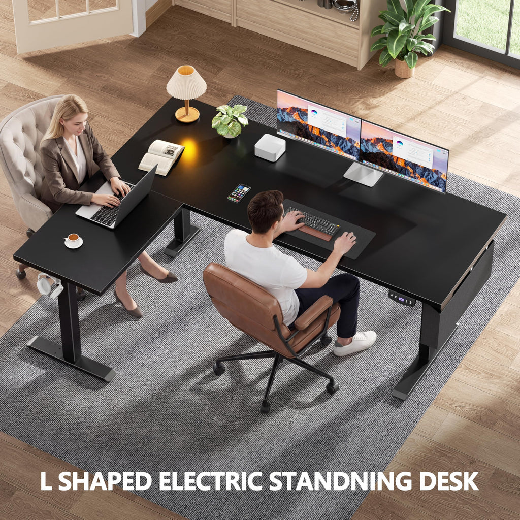 Korfile Standing Desk, Height Adjustable, Memory Presets