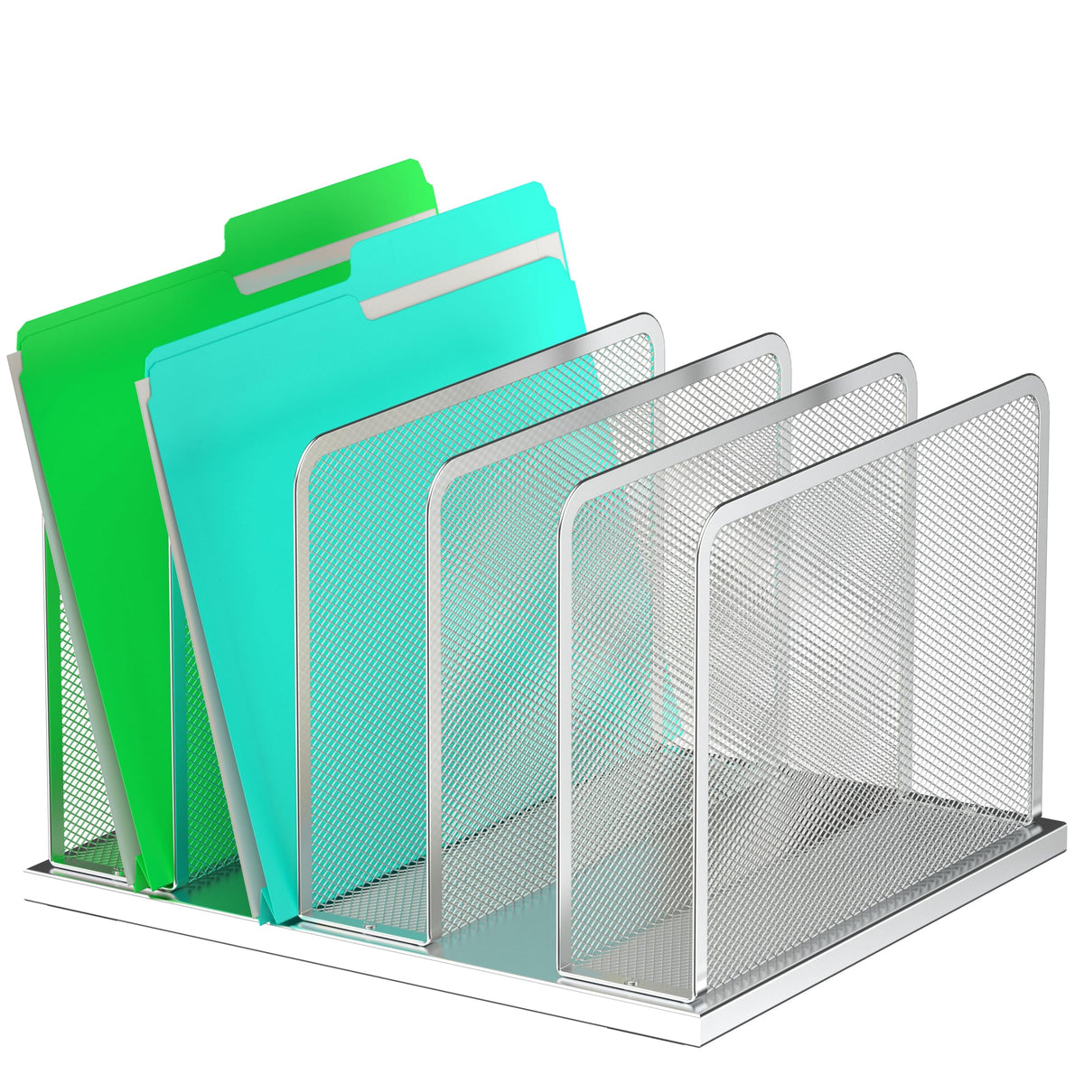 Kuntine.B Upright Mesh Desktop File Organizer for Office